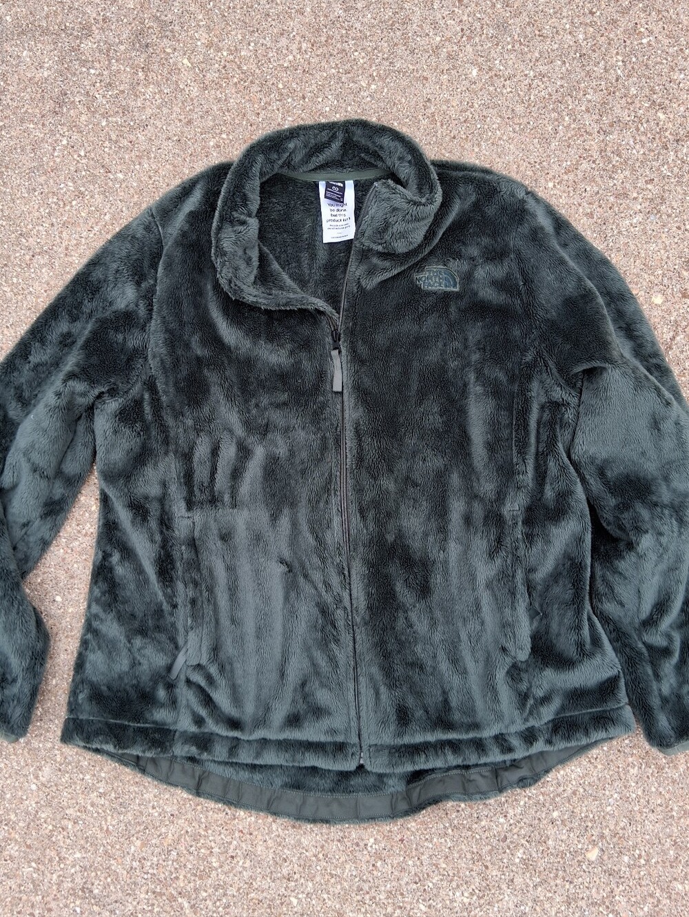 The North Face Women's Osito Fleece Jacket Dark Green 1X